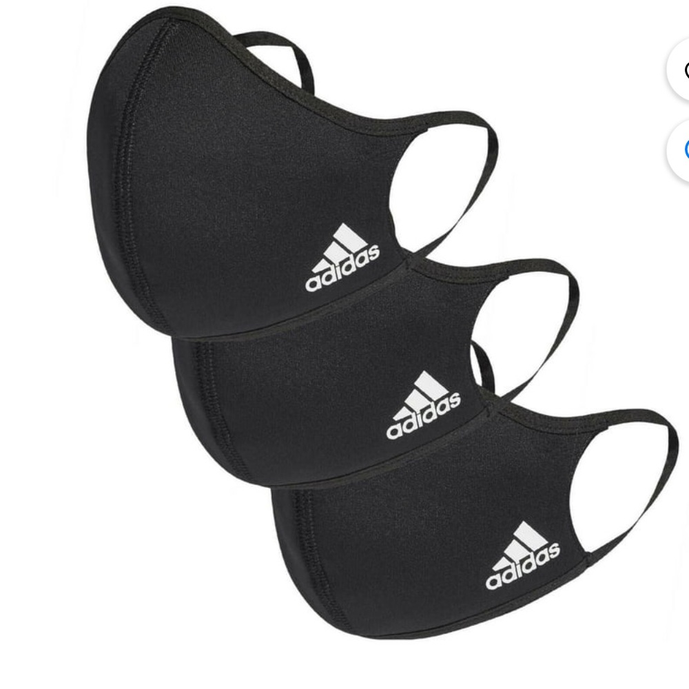 NWT: Adidas Face Mask 3 pack